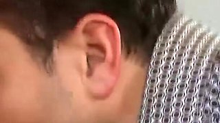 Horny girl rides her friends cock