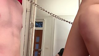 Asian Mistress Footdom Teasing of Slave's Cock