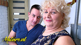 Horny Old Granny Lana Likes To Fuck Younger Men In Her Free Time
