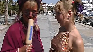 Blonde Teen Likes to Play with Her Anal Hole at Pool