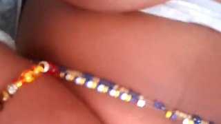 Rubbing My Clit Outdoors Squirting Intense Orgasm