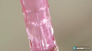 Sylvia Bateman Tries the Hands-free Fuck Machine