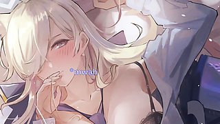 Police babe teases you with her soft kisses and curves in this ASMR experience