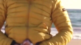 Beach Masturbation