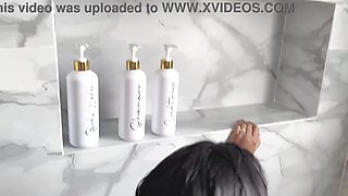 Mishell's tight pussy gets drilled hard in the wrestling ring by her pal