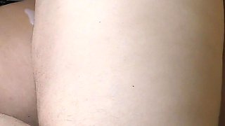Two Cumshots on Wife Ass and Pussy From Behind! - Milky Mari