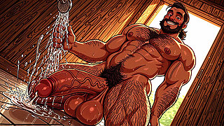 Erotic Digital Art Showers and Bathhouses