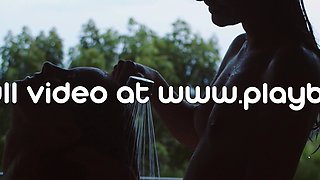 MILF and lesbian teen headed to the bath