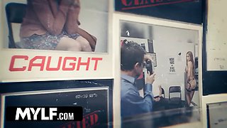 Watch MILF Talulah Mae get a rough pounding in shoplyfter POV sex tape with Will Pounder