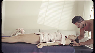 The session with the masseur didn't go to waste