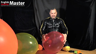 Looning Balloon Play No Pop Then Pops