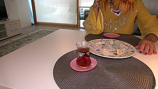 Homemade Sex with Big Ass Muslim Arab Stepmom in Hijab