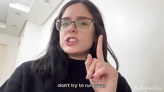 Giantess Goddess Shrinks You - POV Worship, Humiliation