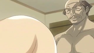 hentai beauty has to fuck old perv