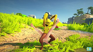 Rabbit Monster Grinding Woman (sapphire Safari V.23)