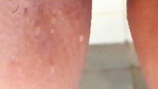 4K Nice Pee in the Shower