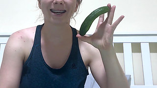 Small Crooked Cucumber Satisfies Me