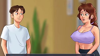 Hentai cartoon adventure with frolicking fun