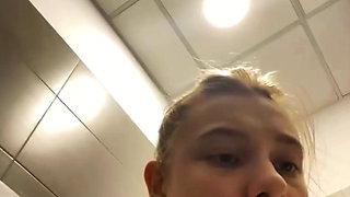 Amazing Squirting in Toilet