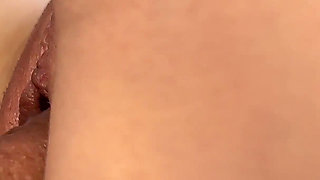 Extreme Close up Pussy Fuck with Adorable Cum Showering of Her Sweet Cunt!