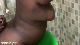 Fucking Ebony African Big Ass in the Bathroom