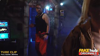 Fakehub - faux cab john cryogenically defrosted to fuck wonderful female space adventurer with Big Tits in her bootie and give her a huge facial cumshot