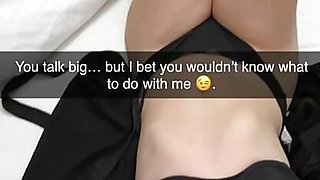 18 Year Old Girlfriend Cheats on Her Cuckold Boyfriend in a Hotel Room on Snapchat