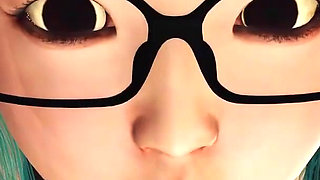 Shy Japanese college girl in glasses gets fucked in the prison