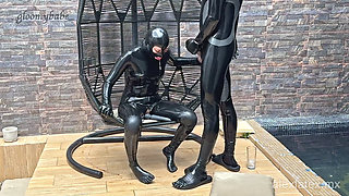 Summer of submission T2, sex in the pool! - Alex Latex