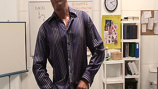 In Class You Fuck Better Scene- Brunette Latina Student Diamond Kitty with Big Tits Fucks Her Teacher While Having Breakfast