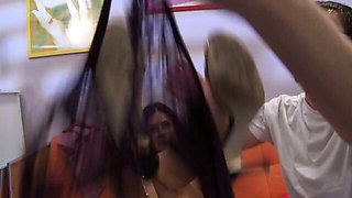 Stunner India and Dane's big tits xxx