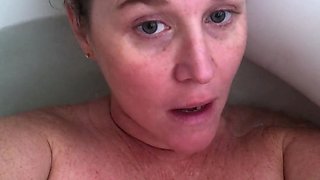 Big boobs milf masturbates with her dildo