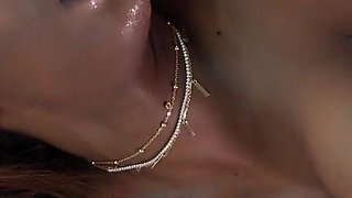 Curvy ebony babe bends over and fucked