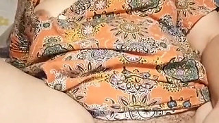 Horny Wife Masturbates Wet Pussy to Orgasm