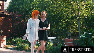 TRANSFIXED - Couple Jean Hollywood & Shiri Allwood Go WILD On Cis Masseuses During Vacation PART 1+2