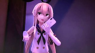 Japanese Hentai 3D Handjob in Bathroom with Panties and Hogtied Velvixian