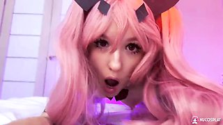 Naughty hottie Sunako K gets a big dick in her wet hole