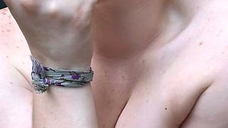Jessy funny amateur teen brunette toying