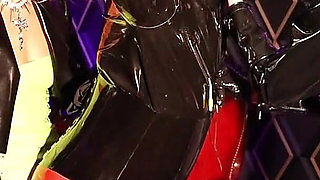 Slave Latex Training & Pegging by Two Dominatrices - Maîtresse Julia & Miss Lupa Mannara
