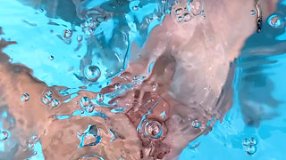 Pool Sex: Silicone Lube and Creamy Finish