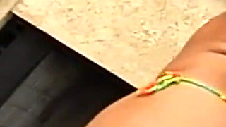 Chunky Black Pussy with Colored Hairs Gets Fucked by a Big Black Cock