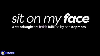 Stepmom Gasha Loves To Sit On Her Stepdaughter Irina Cage's Face To Fulfill Her Fetish Fantasy