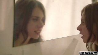 Anya Olsens Big Butt Shakes in Interracial Shower