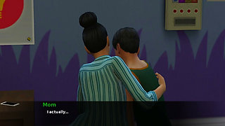 Insimology - Gameplay - Roleplay - Saree - Stepson Dreams About Stepmom and Fucks Maid