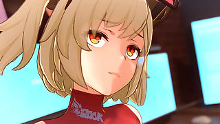 Zenless Zone Zero - Cissia, Belle, Ellen JOE, and Nicole Ride Fuck and Burnice Hot Sex - 3D Hentai Animations
