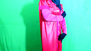 Romantic video of a beautiful local housewife