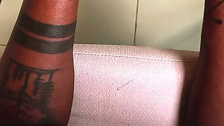 Halloween: Petite Ebony Step Sister Seduces Her Step Brother with Her Slimthick Ass - Billionaire Fantasy
