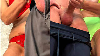 Slow seduction edging milking cock ejaculation