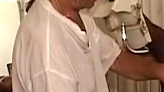 Doctor Thoroughly Inspects Pregnant MILF's Dripping Creampie