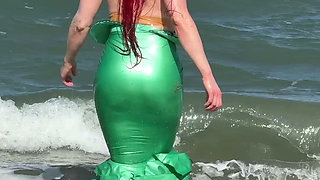 Little Mermaid Latex Cosplay
